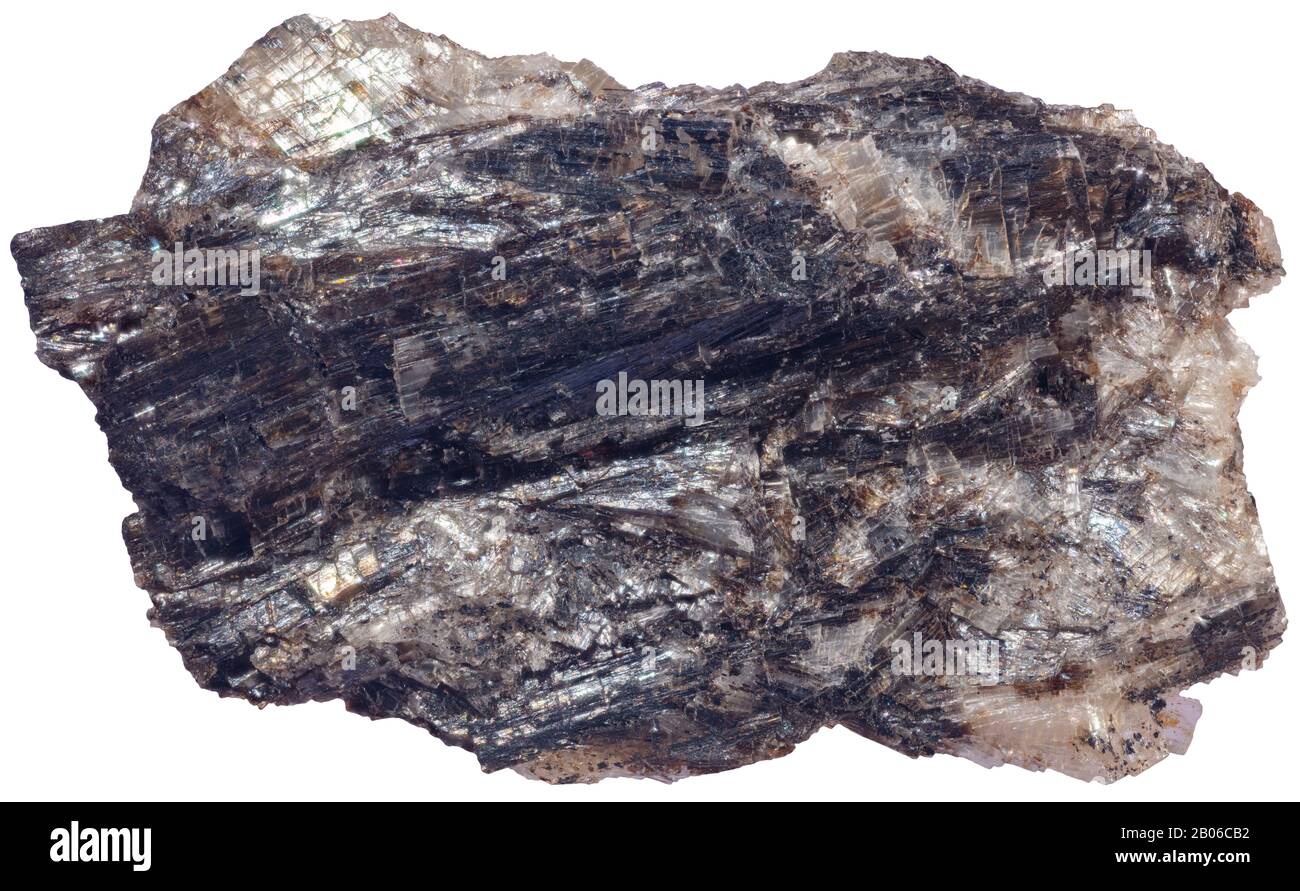 Groutite, Gouveneur, New York Groutite is a manganese oxide mineral. Stock Photo