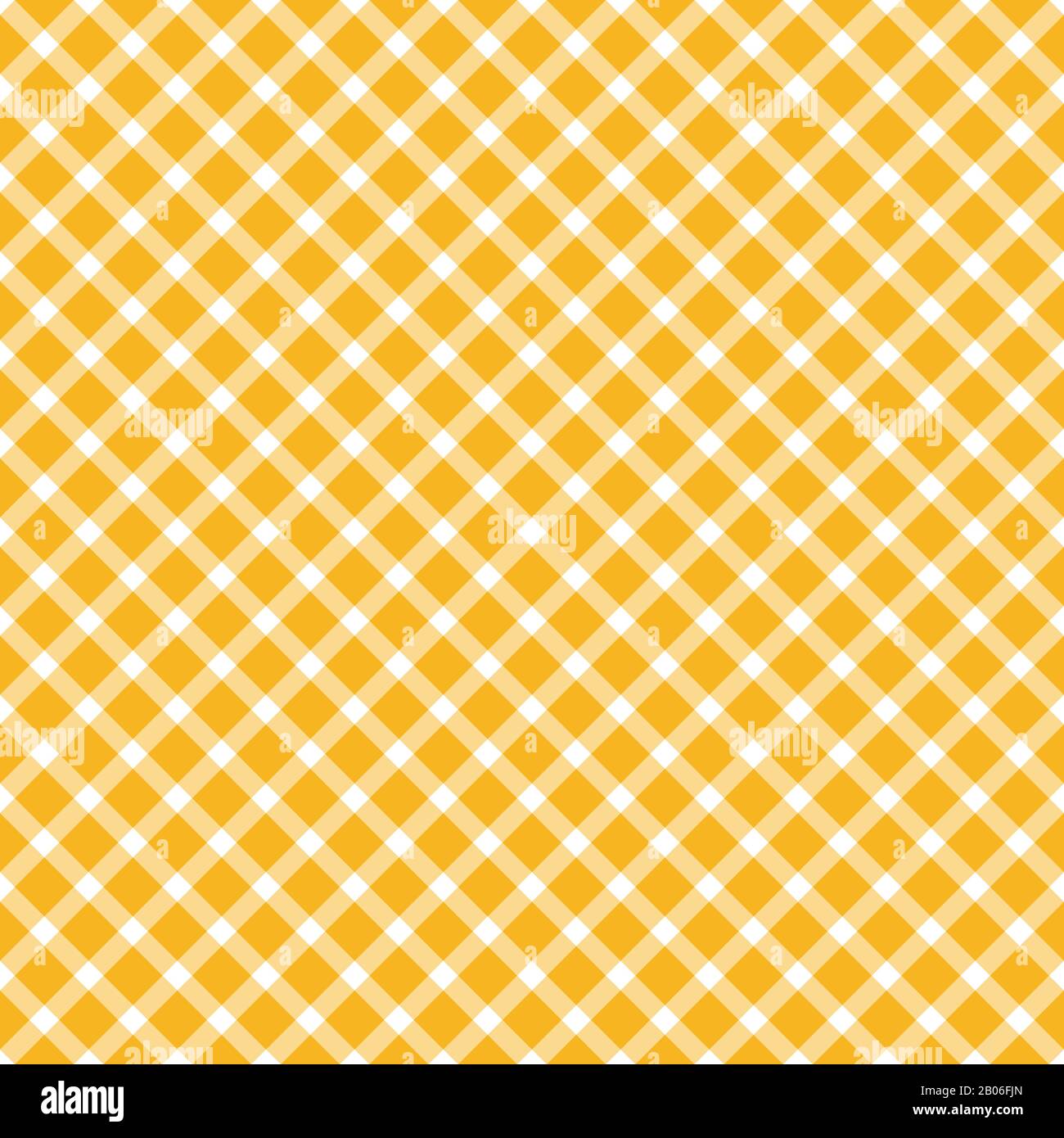 seamless yellow colored checkered table cloth pattern for background