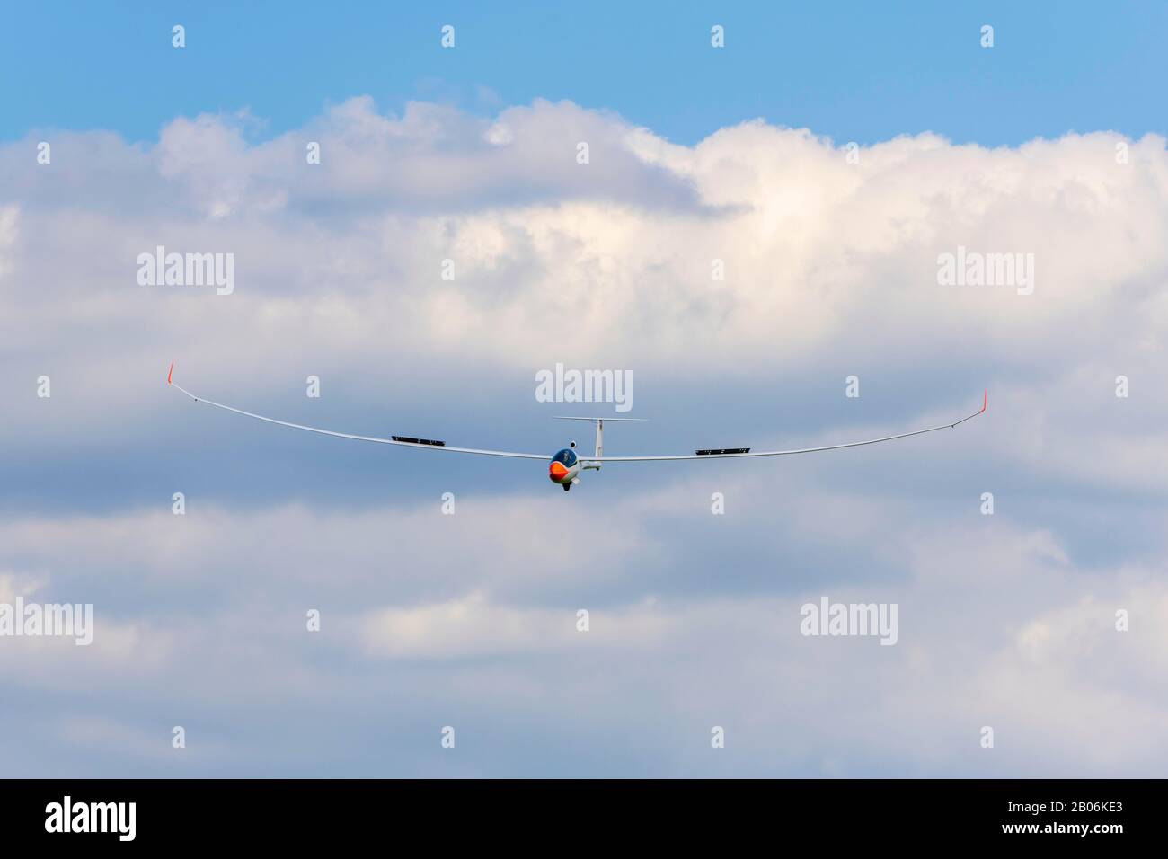Glider about to land, Germany Stock Photo Alamy