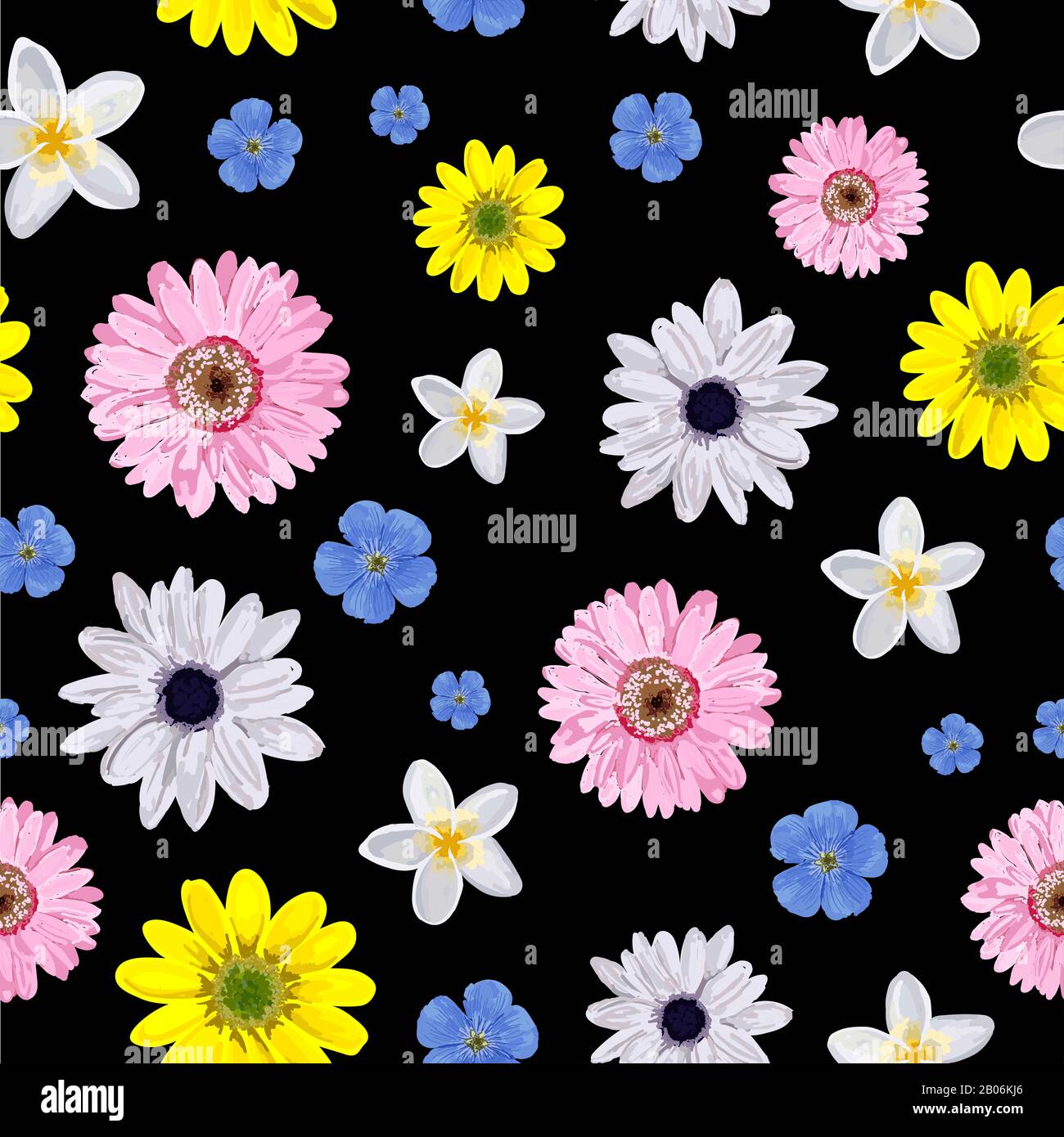 Featured image of post Black Simple Floral Patterns / Hand embroidery art with simple stitches.