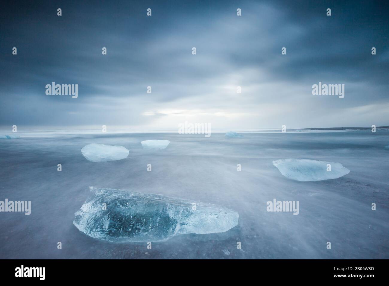 iceland blsck beach Stock Photo