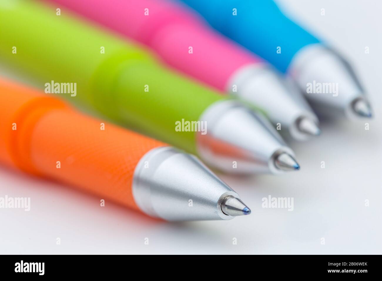 Set of pens isolated on white background. Creative Photo Stock Photo ...
