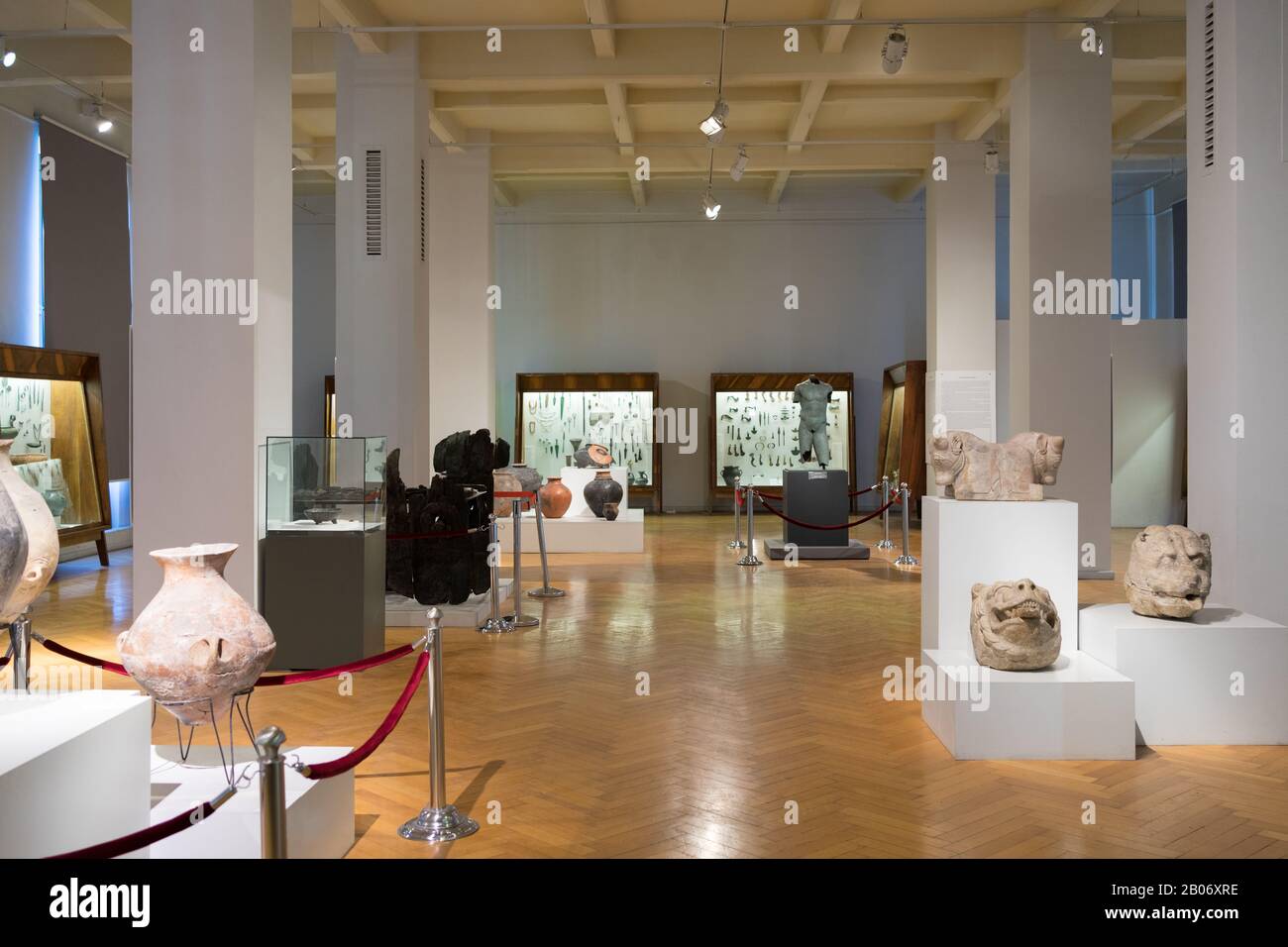 Tbilisi, Georgia - Febr 18, 2020: Exhibition in the Georgian National Museum, Tbilisi, Georgia. The Georgian National Museum unifies several leading m Stock Photo