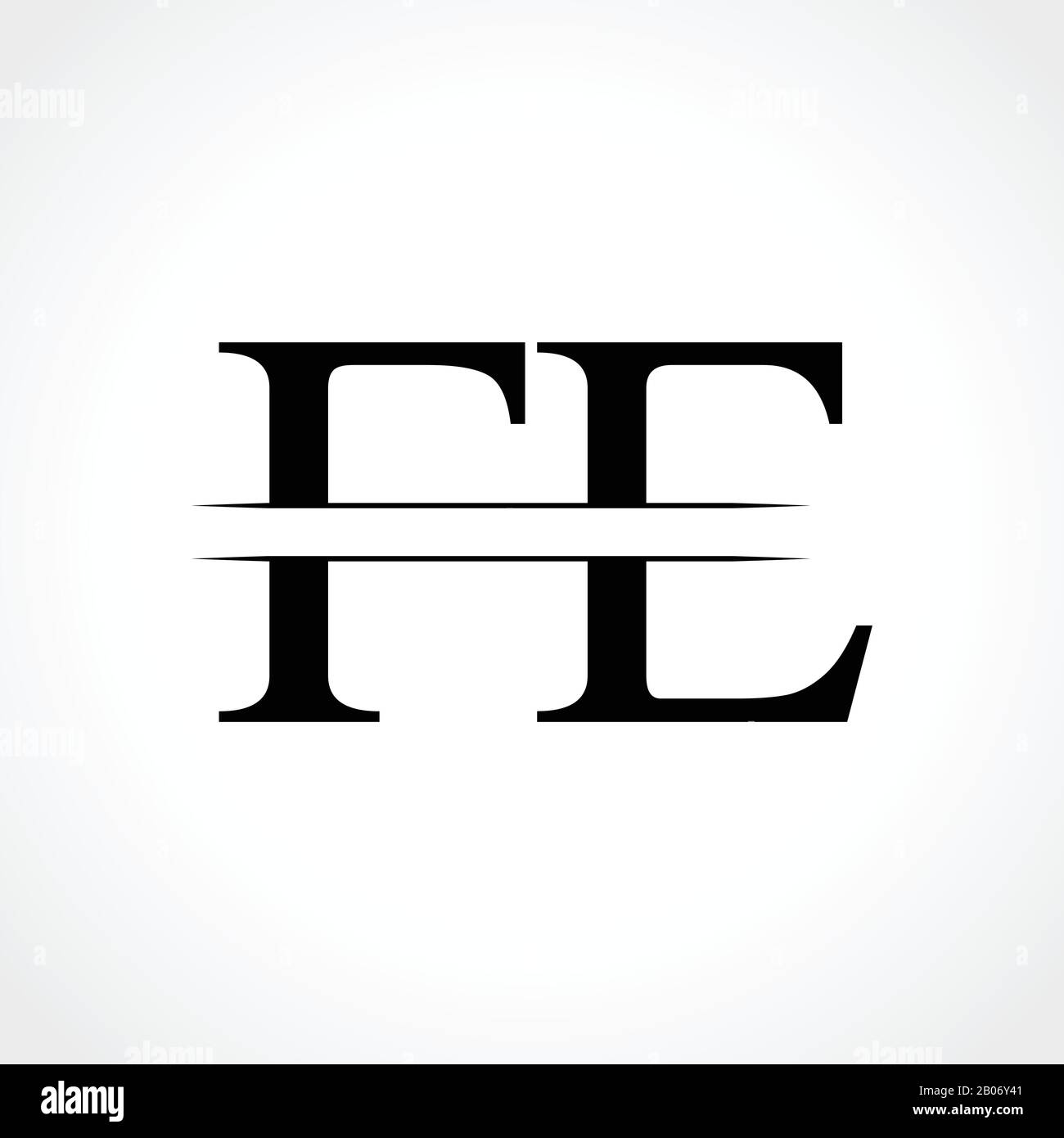 Fe logo design hi-res stock photography and images - Alamy