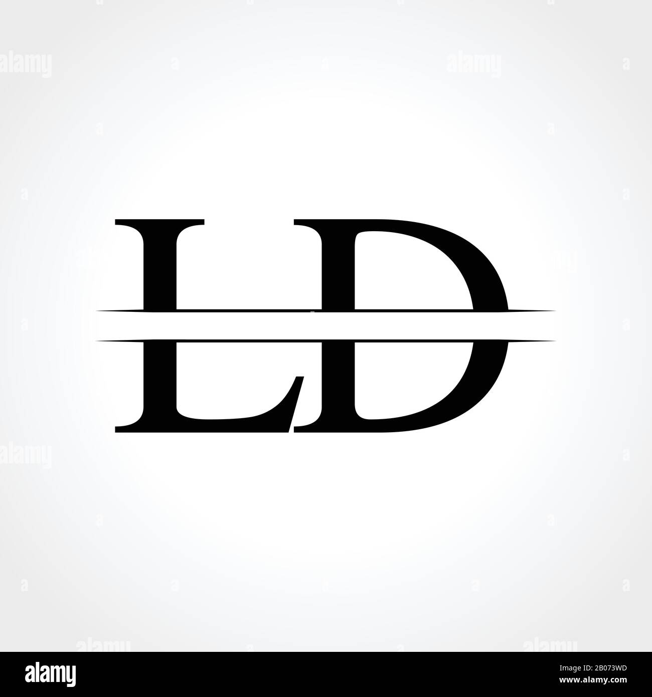 Letter ld logo Black and White Stock Photos  Images Alamy