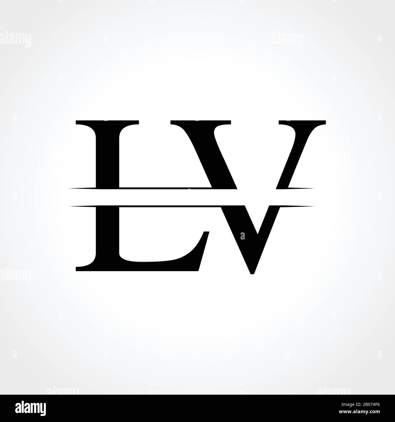 Letter Lv Simple Vector & Photo (Free Trial)
