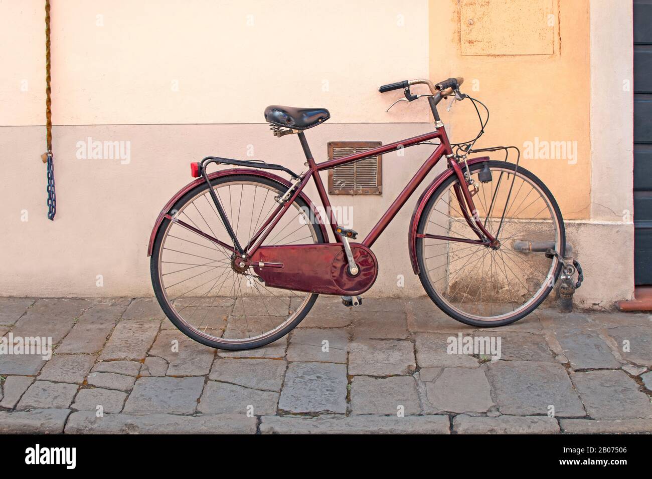 old red bike