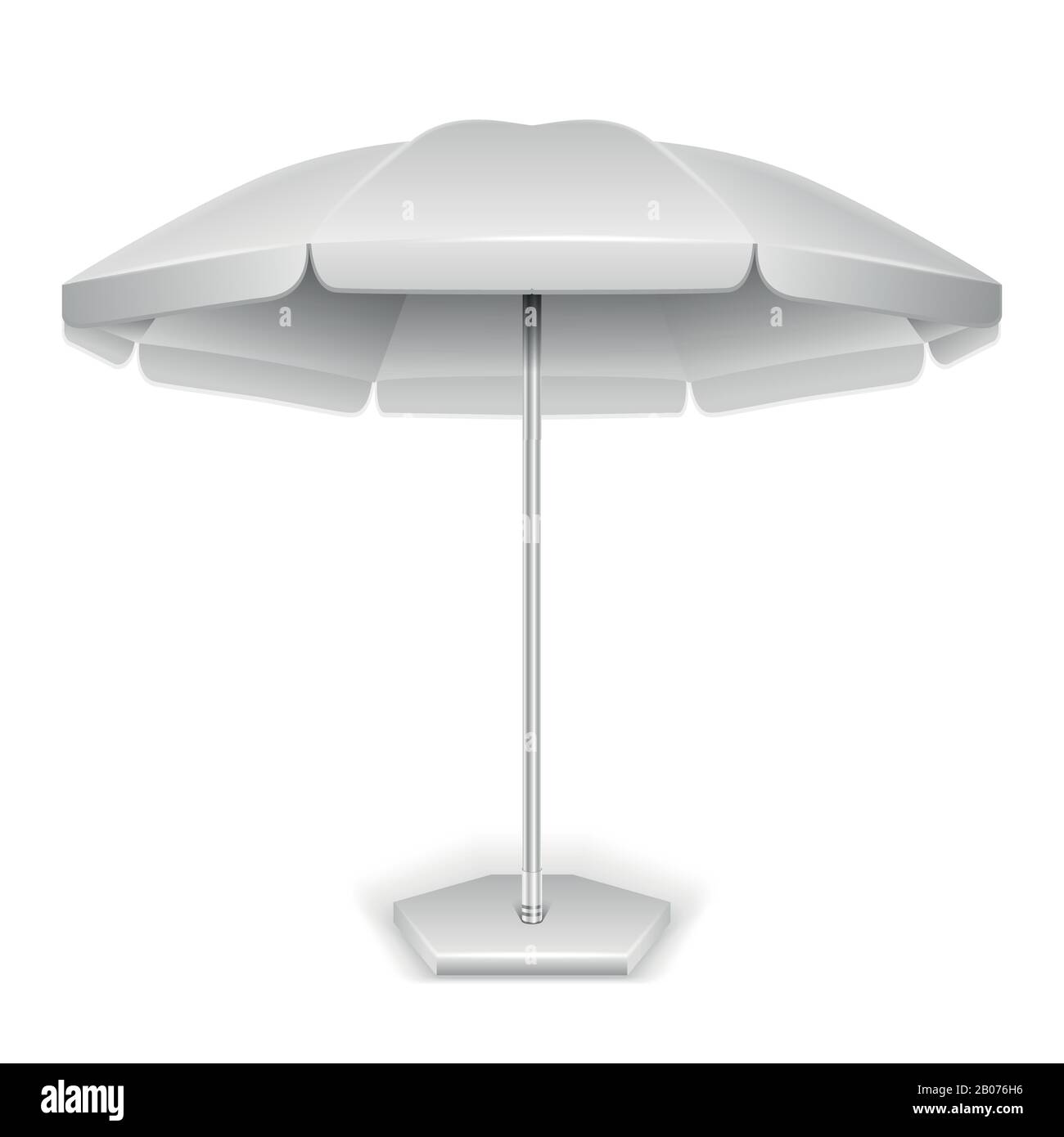 white umbrella for sun protection