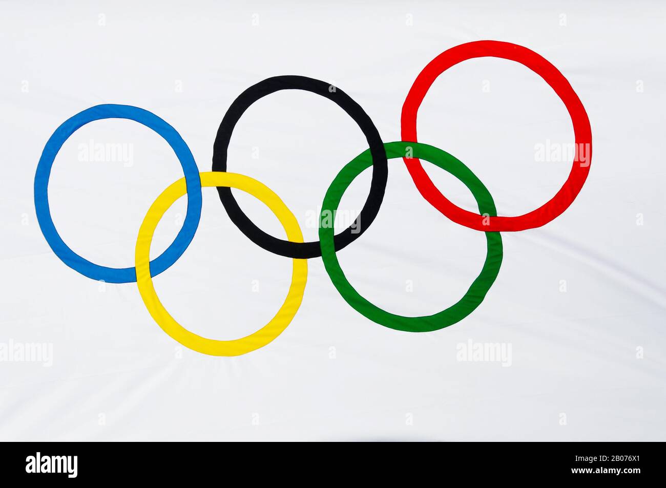 Olympic rings flag hires stock photography and images Alamy