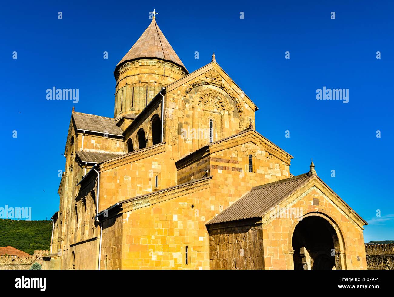 Svetitskhoveli Cathedral in Mtskheta, Georgia Stock Photo