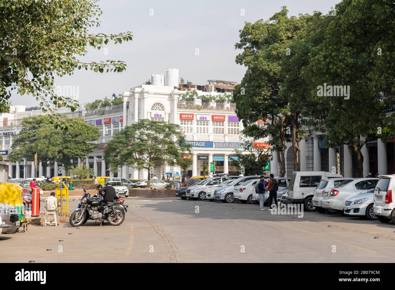 Business district new delhi india hires stock photography and images