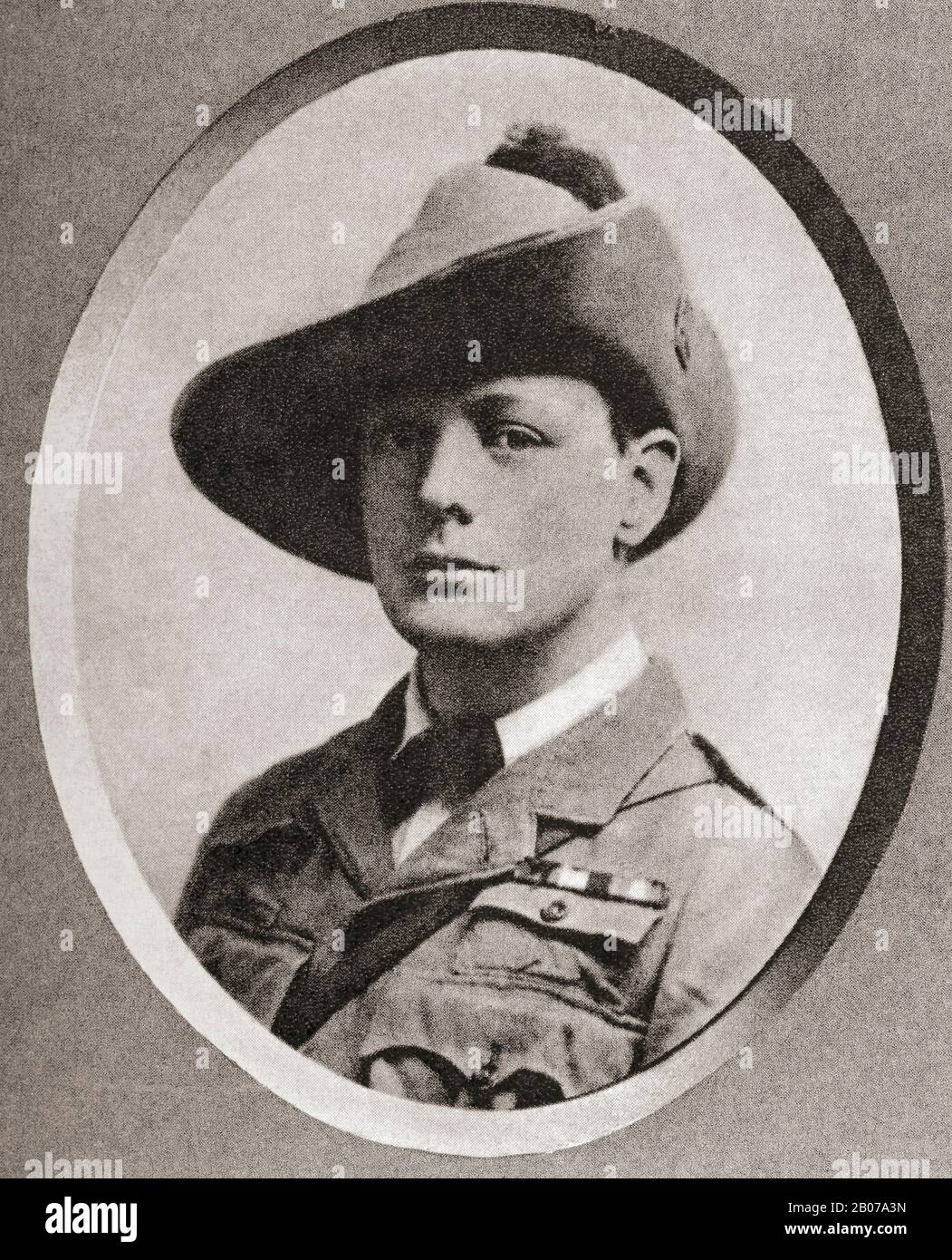 Winston Churchill, seen here as a lieutenant in the South African Light Horse, 1899.   Sir Winston Leonard Spencer-Churchill, 1874 – 1965. British politician, army officer, writer and twice Prime Minister of the United Kingdom. Stock Photo