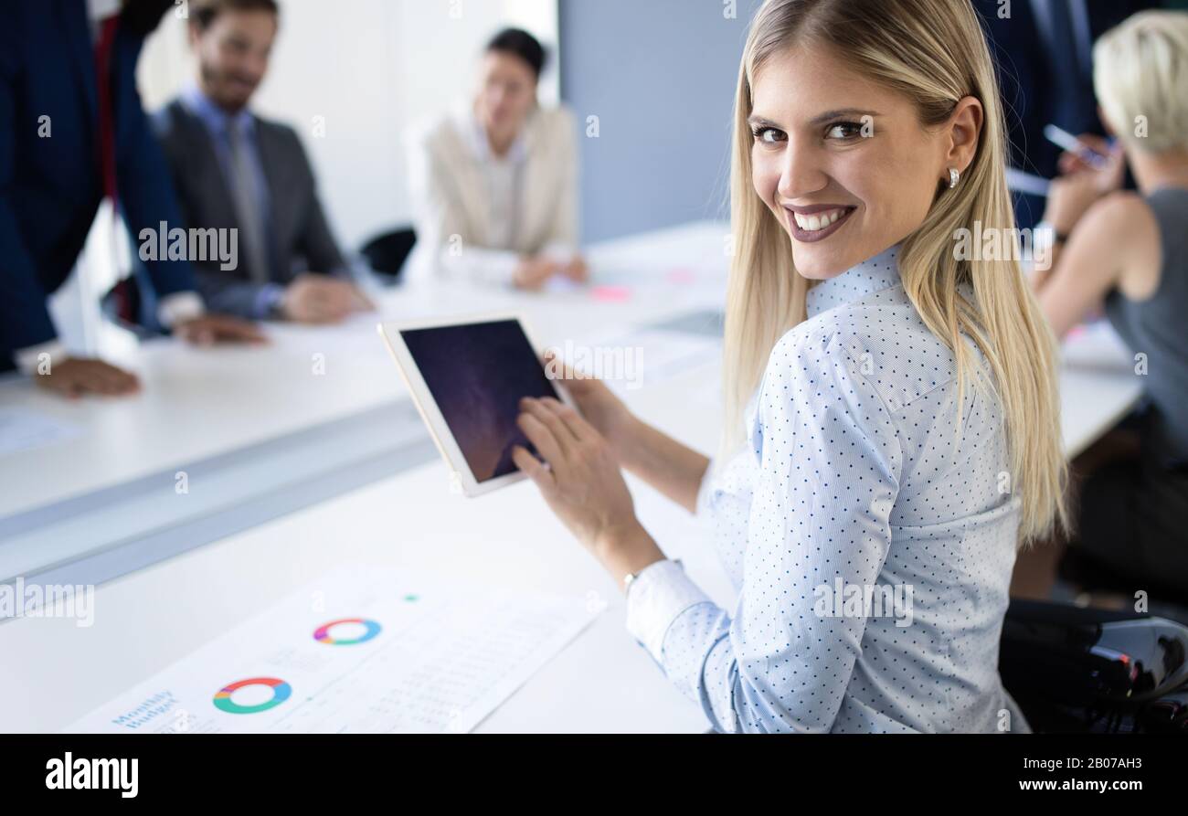 Meeting Corporate Success Business Brainstorming Teamwork Concept Stock ...