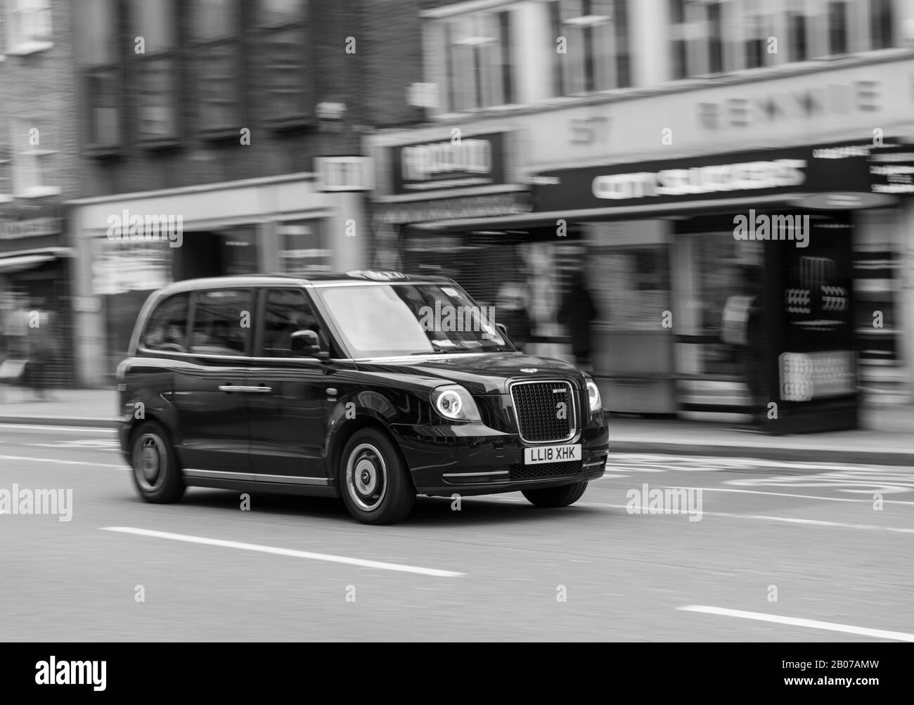 Hailing cab Black and White Stock Photos & Images Alamy