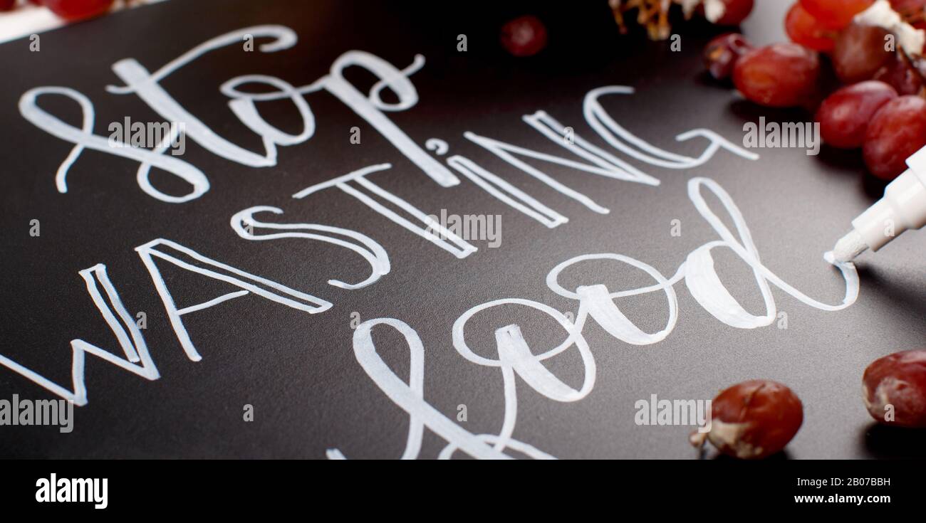 Stop wasting food hi-res stock photography and images - Alamy