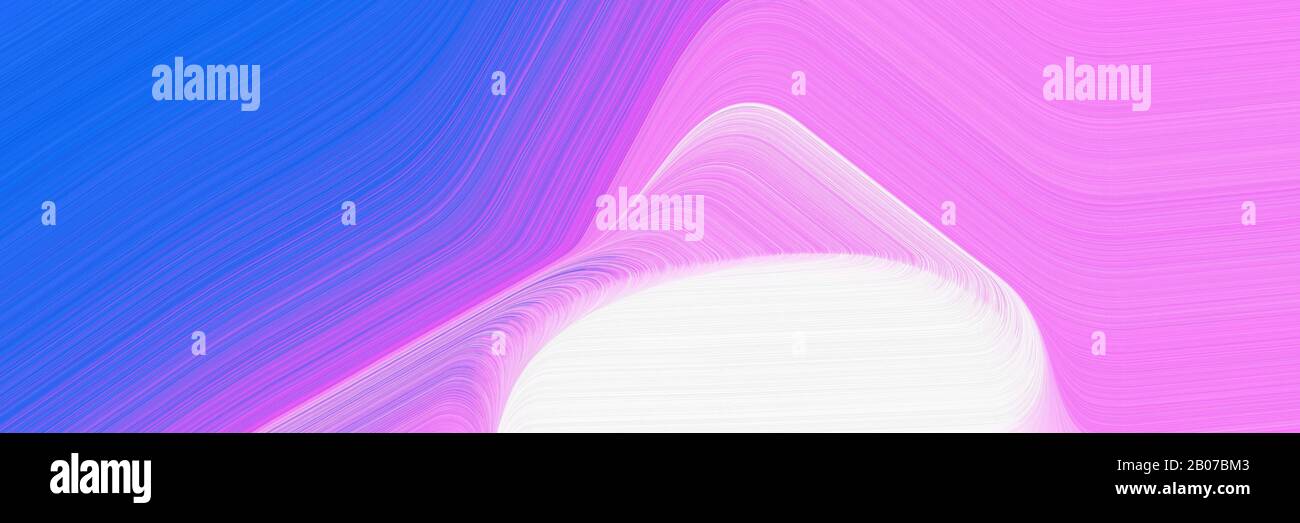 Banner Background Graphic With Violet Royal Blue And White Smoke