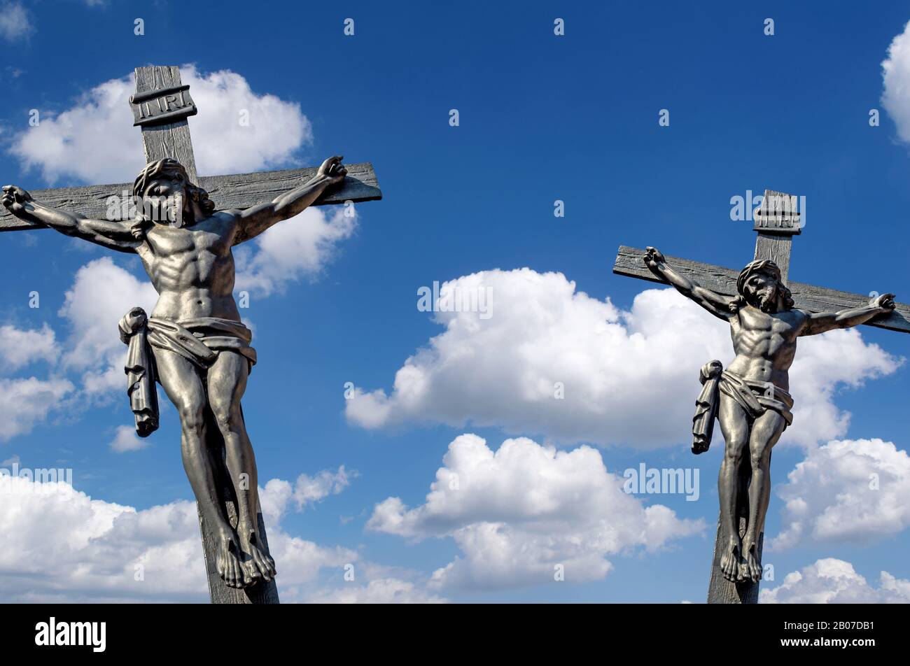 crucifix, Composing, Germany, Bavaria Stock Photo