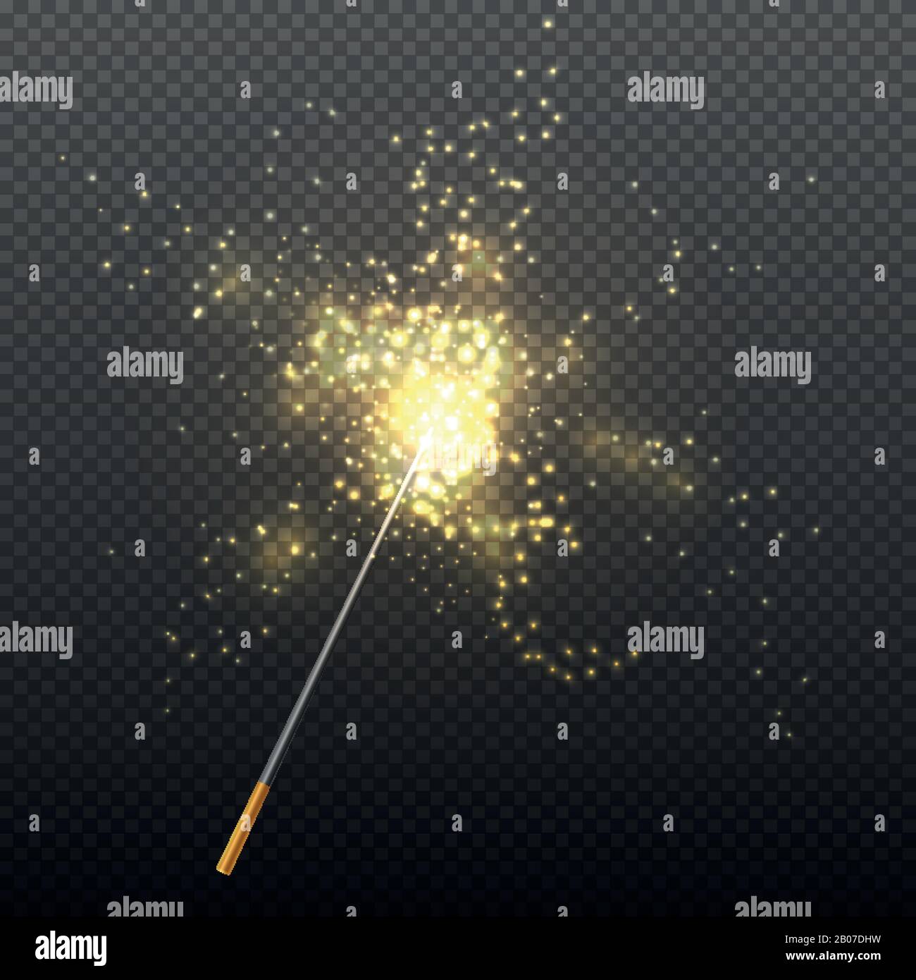 Sparkly 2024 magic wand