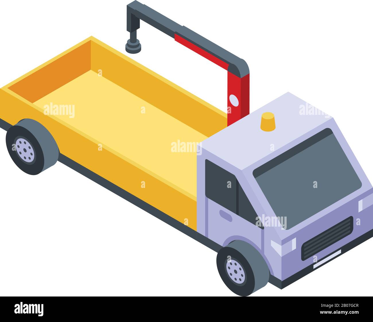 Evacuator icon, isometric style Stock Vector