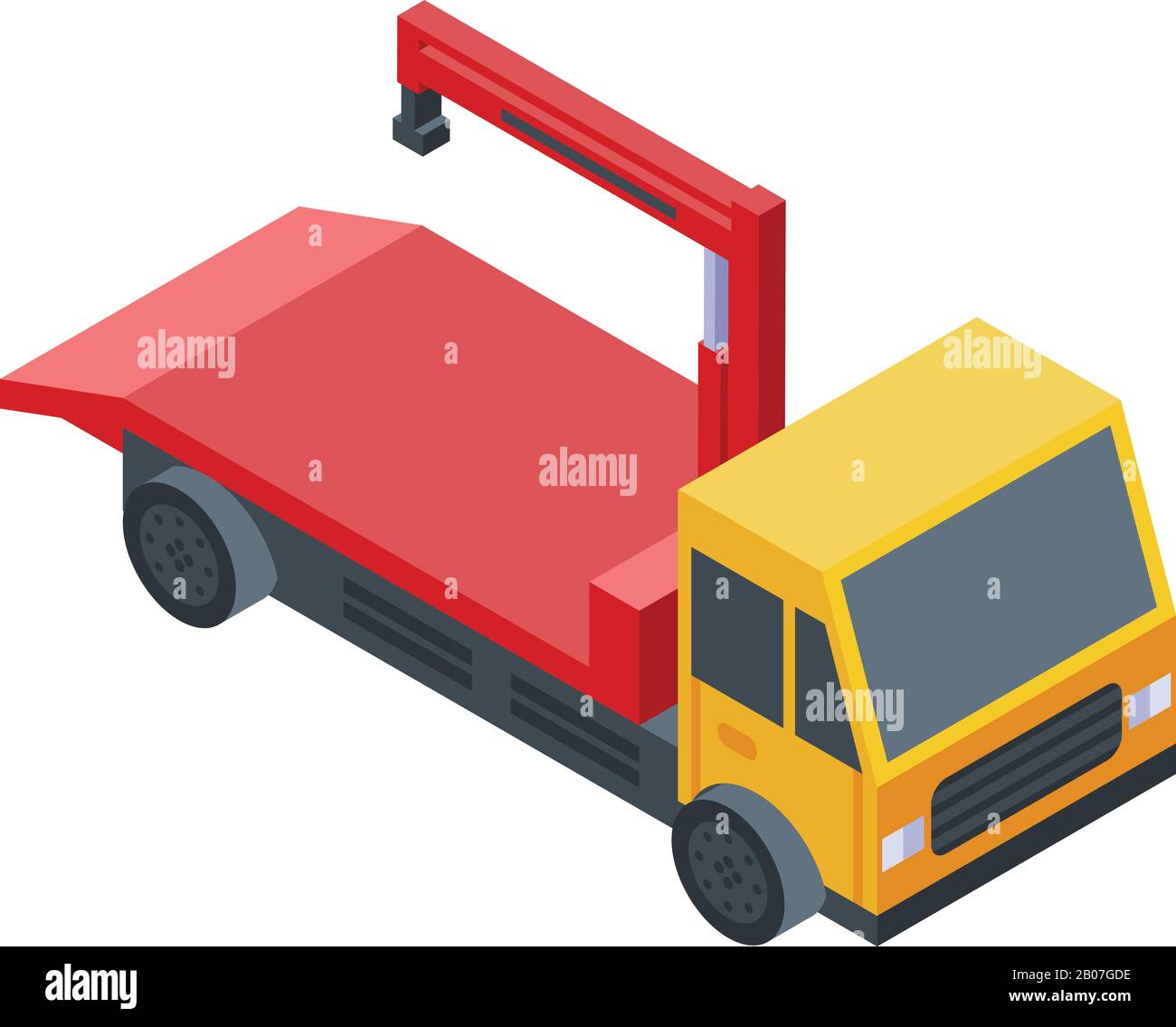 Auto tow truck icon, isometric style Stock Vector Image & Art - Alamy