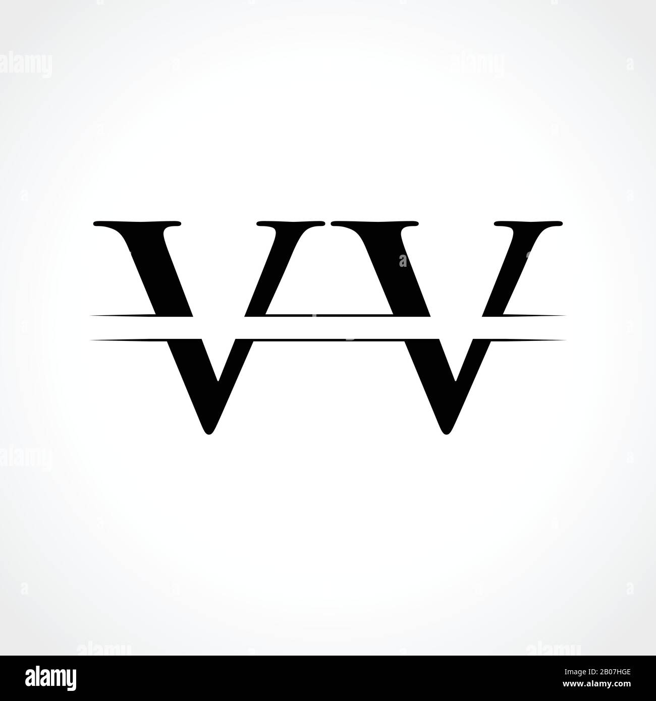 Vv letter hi res stock photography and images Alamy