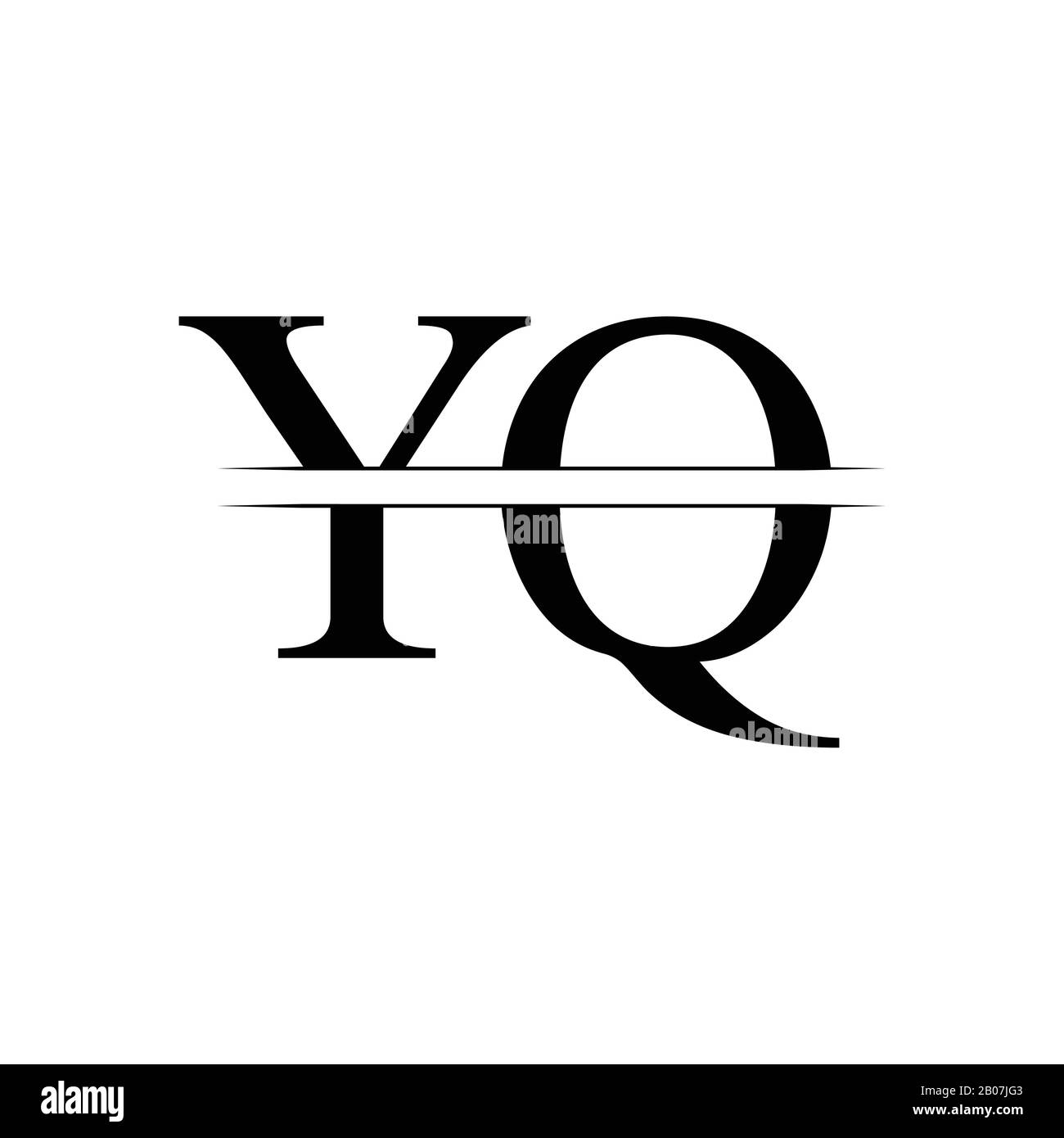 Initial YQ Logo Design Vector Template. Creative Letter YQ Business ...