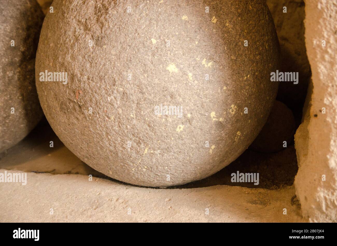 Stone Ball Natural Stock Photo - Alamy