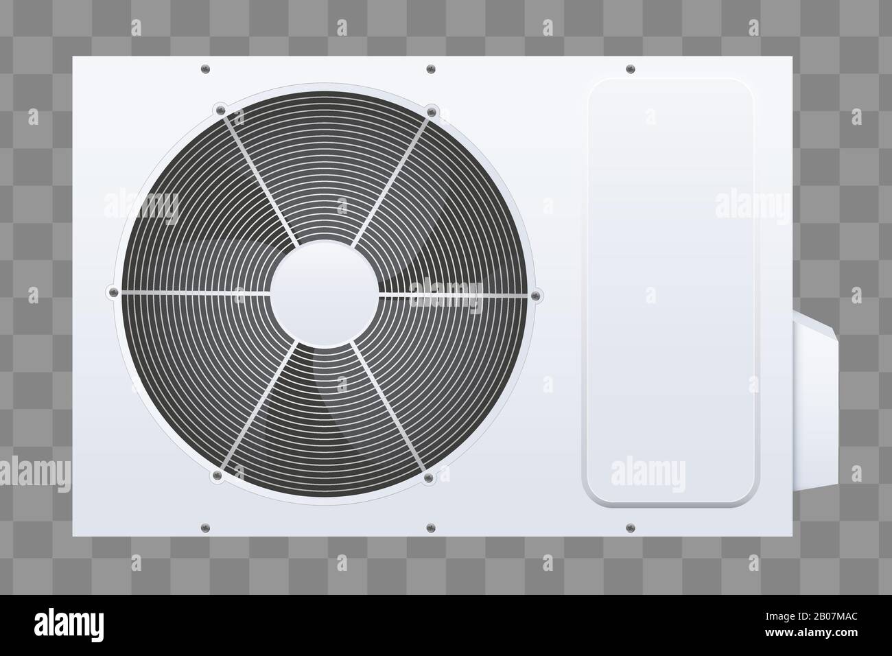 Split air conditioner outdoor box Stock Vector Image & Art Alamy