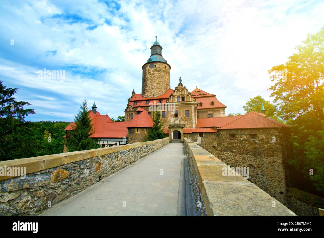 Czocha Castle in Poland. Stock Photo