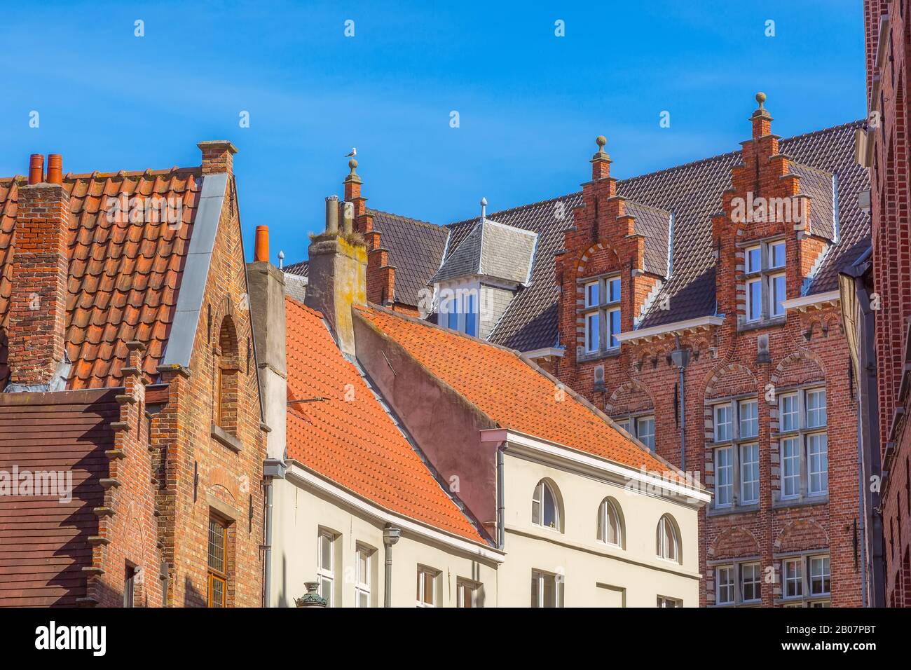 Red brick house belgium hi-res stock photography and images - Alamy