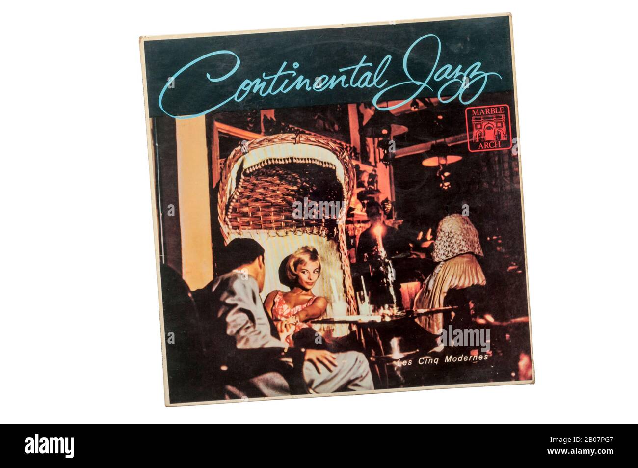 Continental Jazz by Les Cinq Modernes, released in 1960. Stock Photo