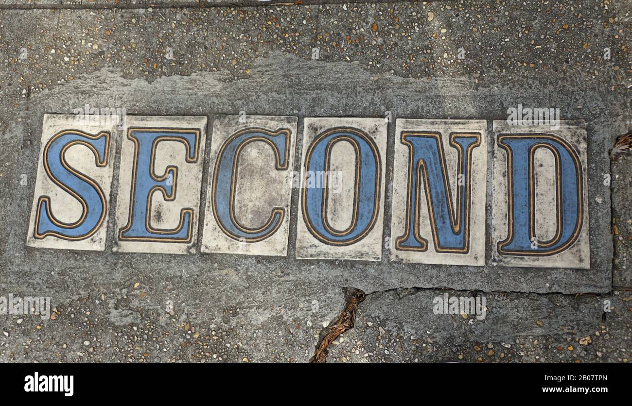New Orleans, Louisiana, U.S.A February 4. 2020 The Second Street