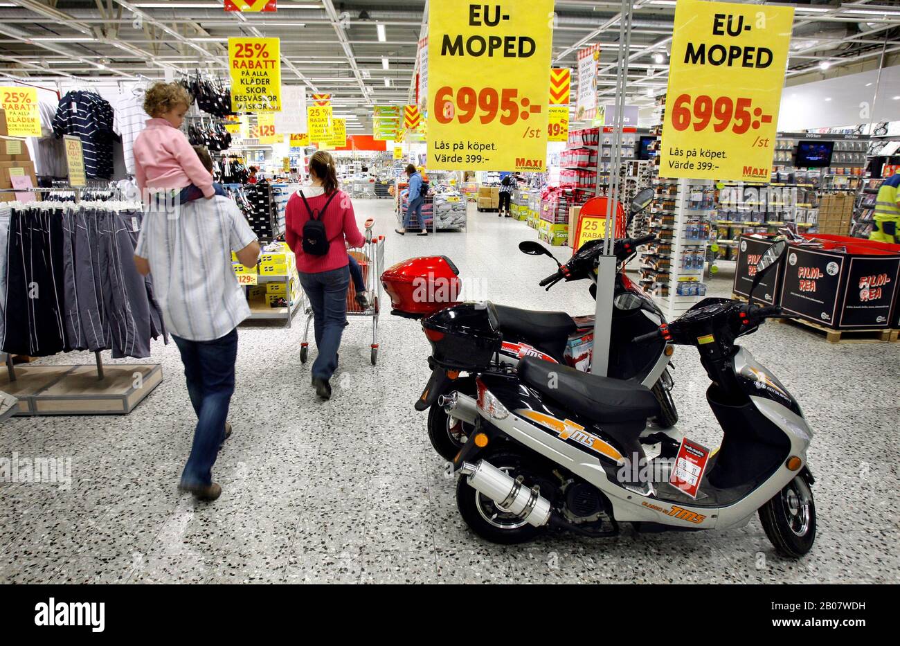 Sales of EU mopeds. Photo Jeppe Gustafsson Stock Photo - Alamy