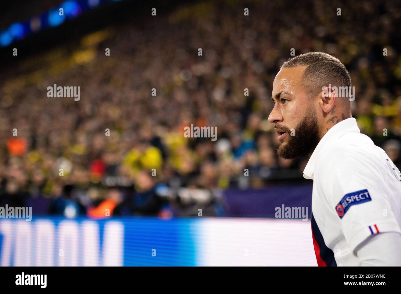 Dortmund, 18.02.2020 Neymar (PSG) Borussia Dortmund - Paris Saint-Germain Stock Photo