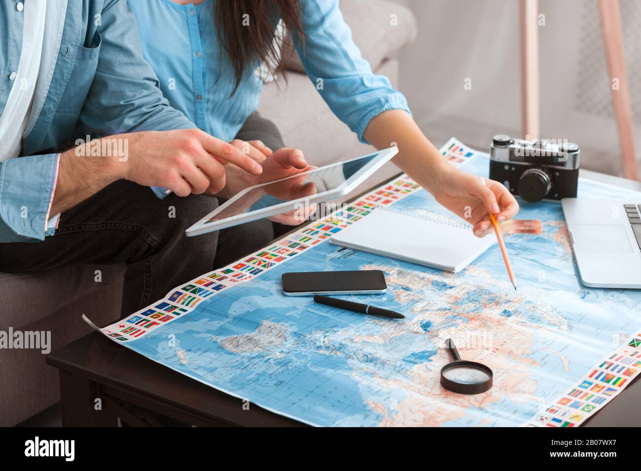 Planning Route High Resolution Stock Photography and Images - Alamy