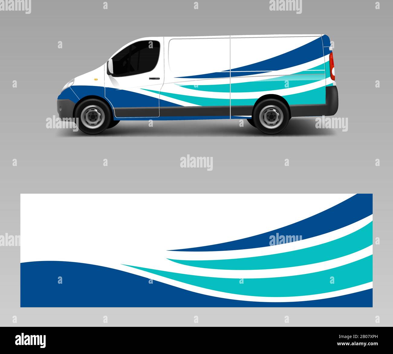 Car decal van designs . Wrap designs template vector Stock Vector Image