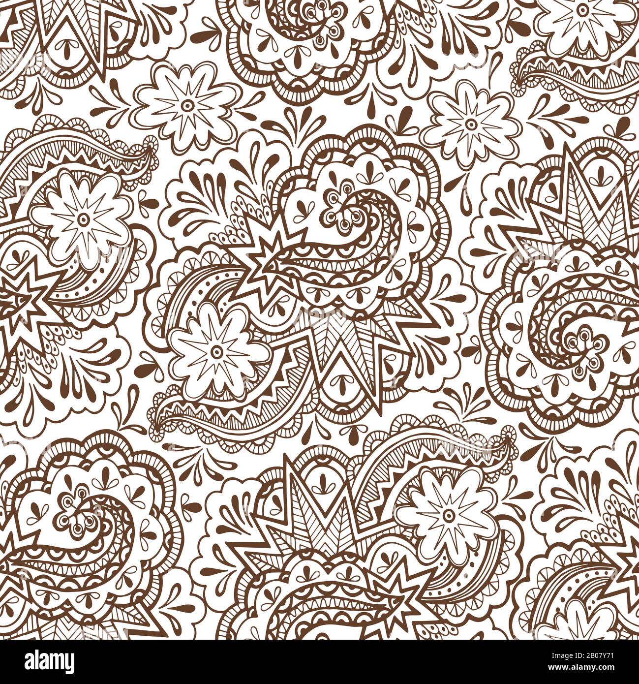 Brown seamless wallpaper hi-res stock photography and images - Alamy