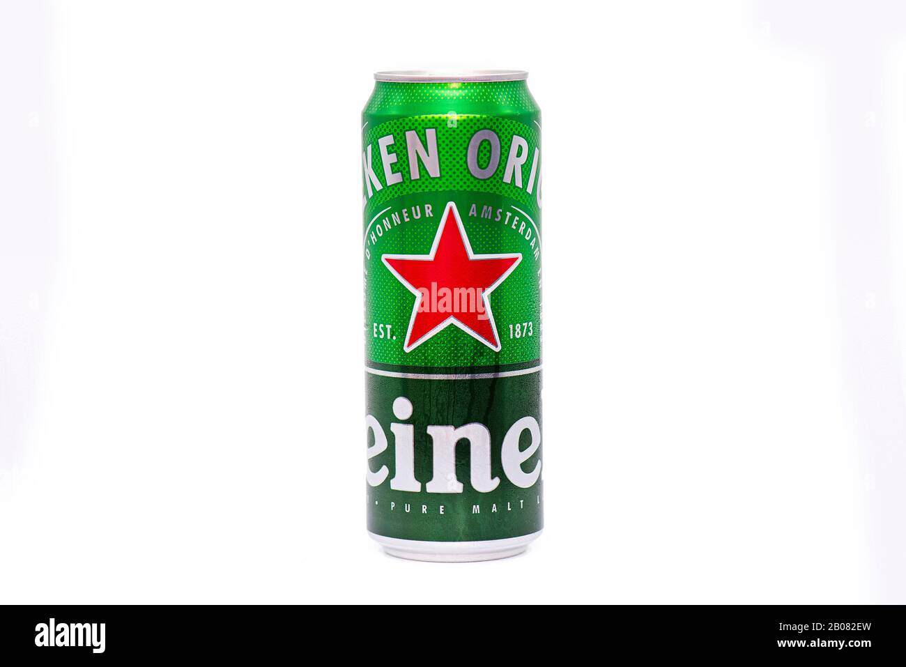 Berlin Feb 19 Heineken Beer In Aluminum Can With New Design Isolated On White Background In Berlin On February 19 In Germany Stock Photo Alamy Berlin Feb 19 Heineken Beer In Aluminum Can With New Design Isolated On White Background In Berlin On February 19 In Germany Stock Photo Alamy