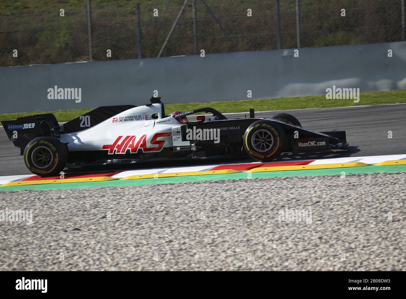 haas f1 testing