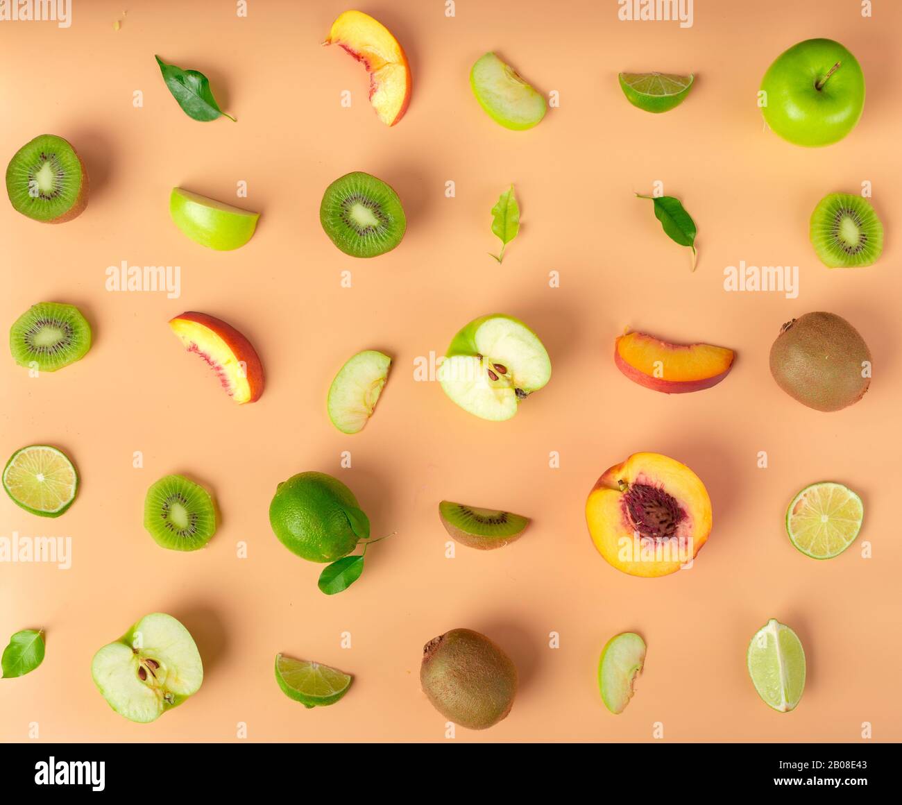 Food texture. Seamless pattern of fresh various fruits Stock Photo Alamy