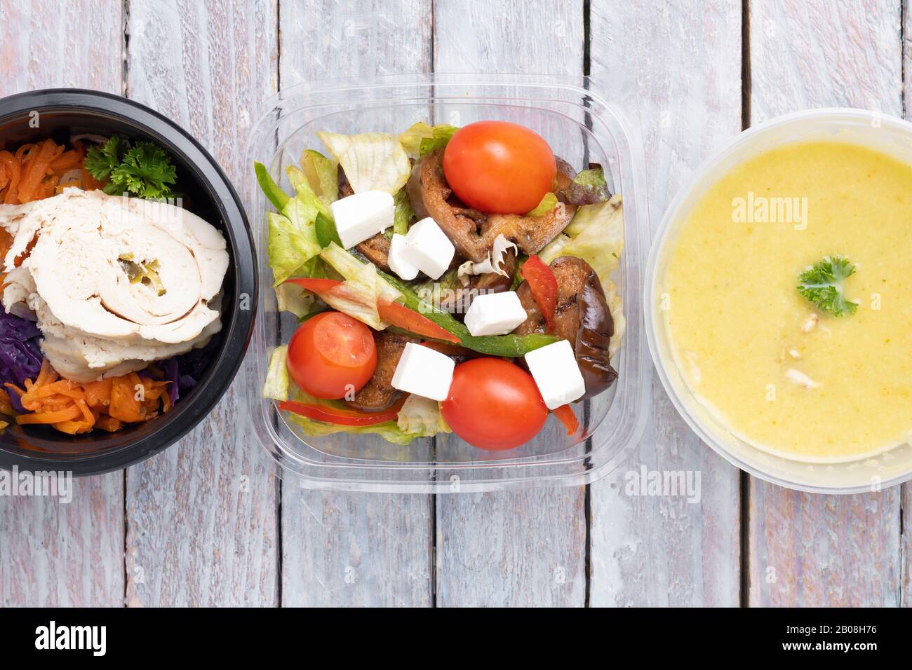 Balanced box diet. Menu suggestions in catering with delivery. Proper ...