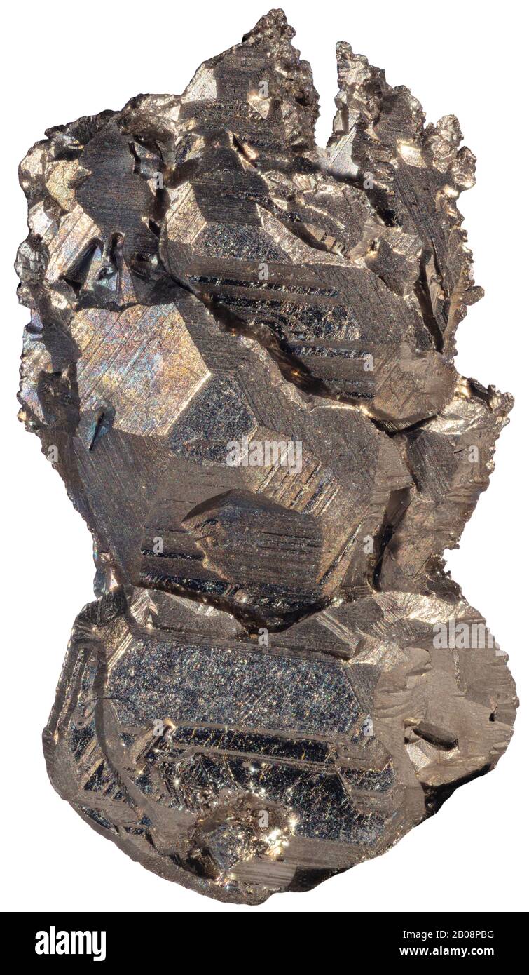 Titanium Crystals Titanium is a chemical element with the symbol Ti and atomic number 22. Stock Photo