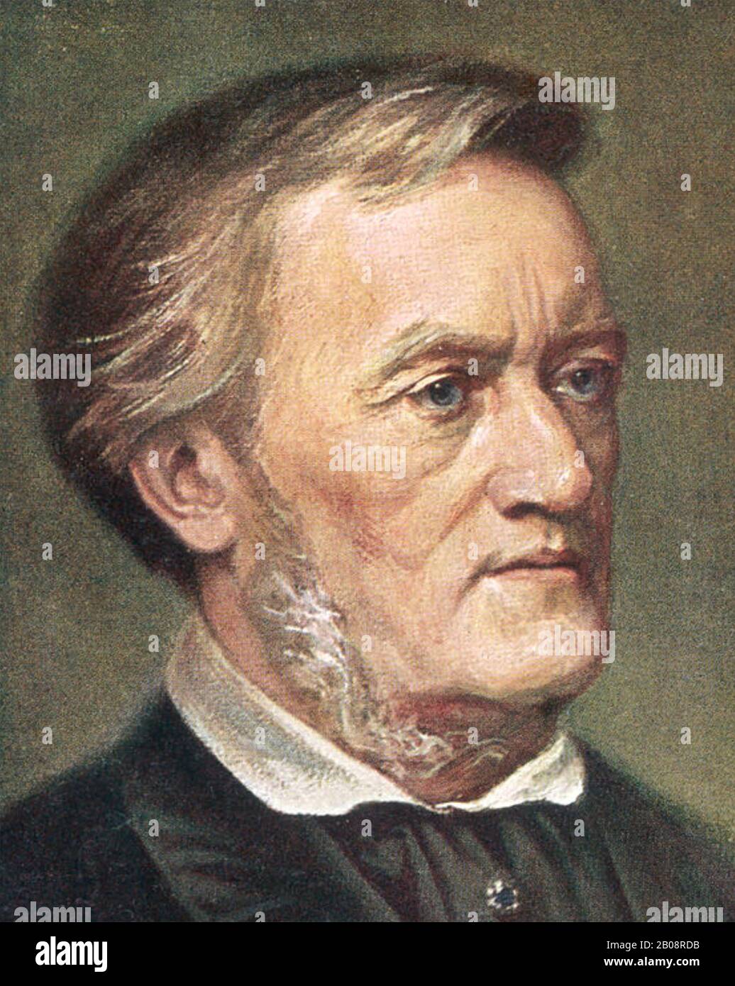 RICHARD WAGNER (1813-1883) German composer about 1870 Stock Photo