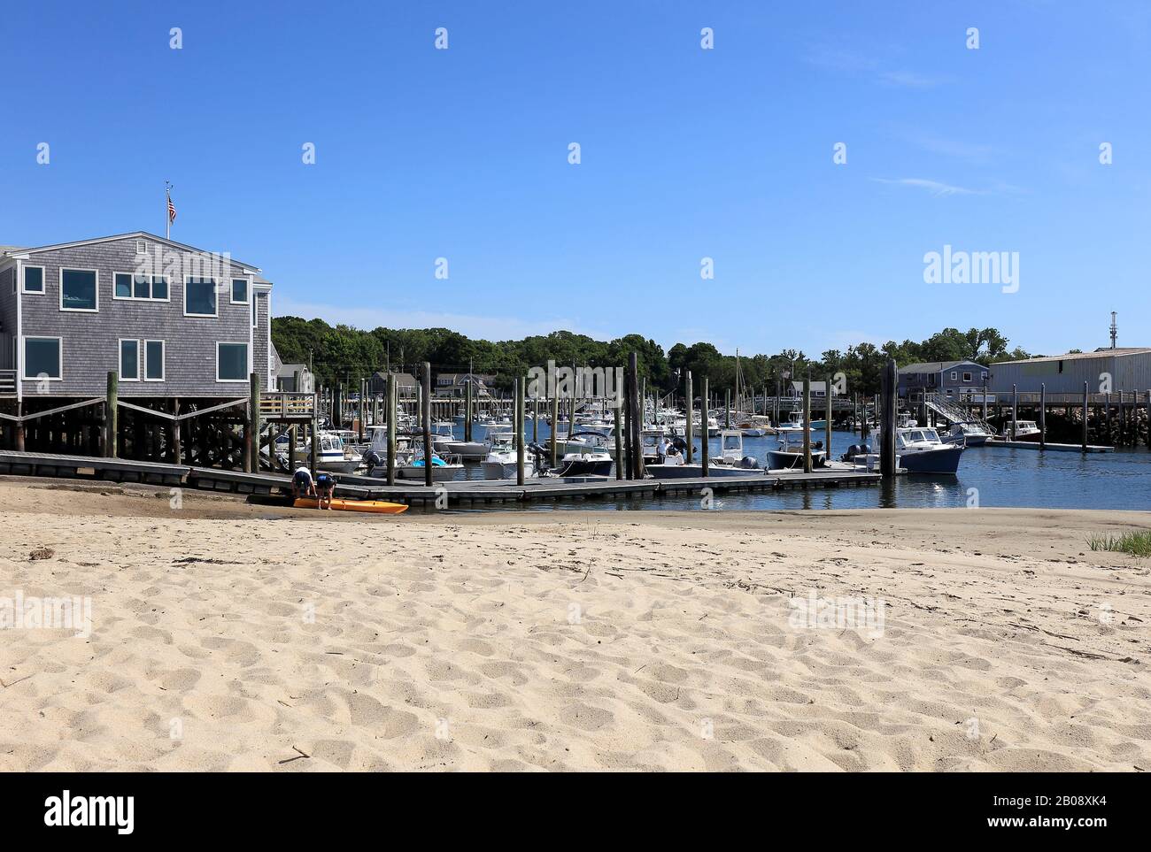 Beach at Barnstable, Massachusetts, USA Stock Photo