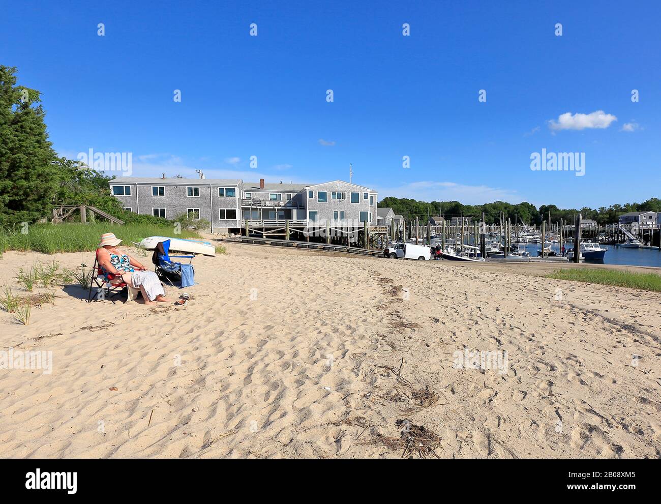 Beach at Barnstable, Massachusetts, USA Stock Photo