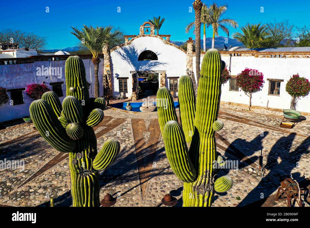 Hacienda del Labrador in the town Ures, Sonora, Mexico. landscapes