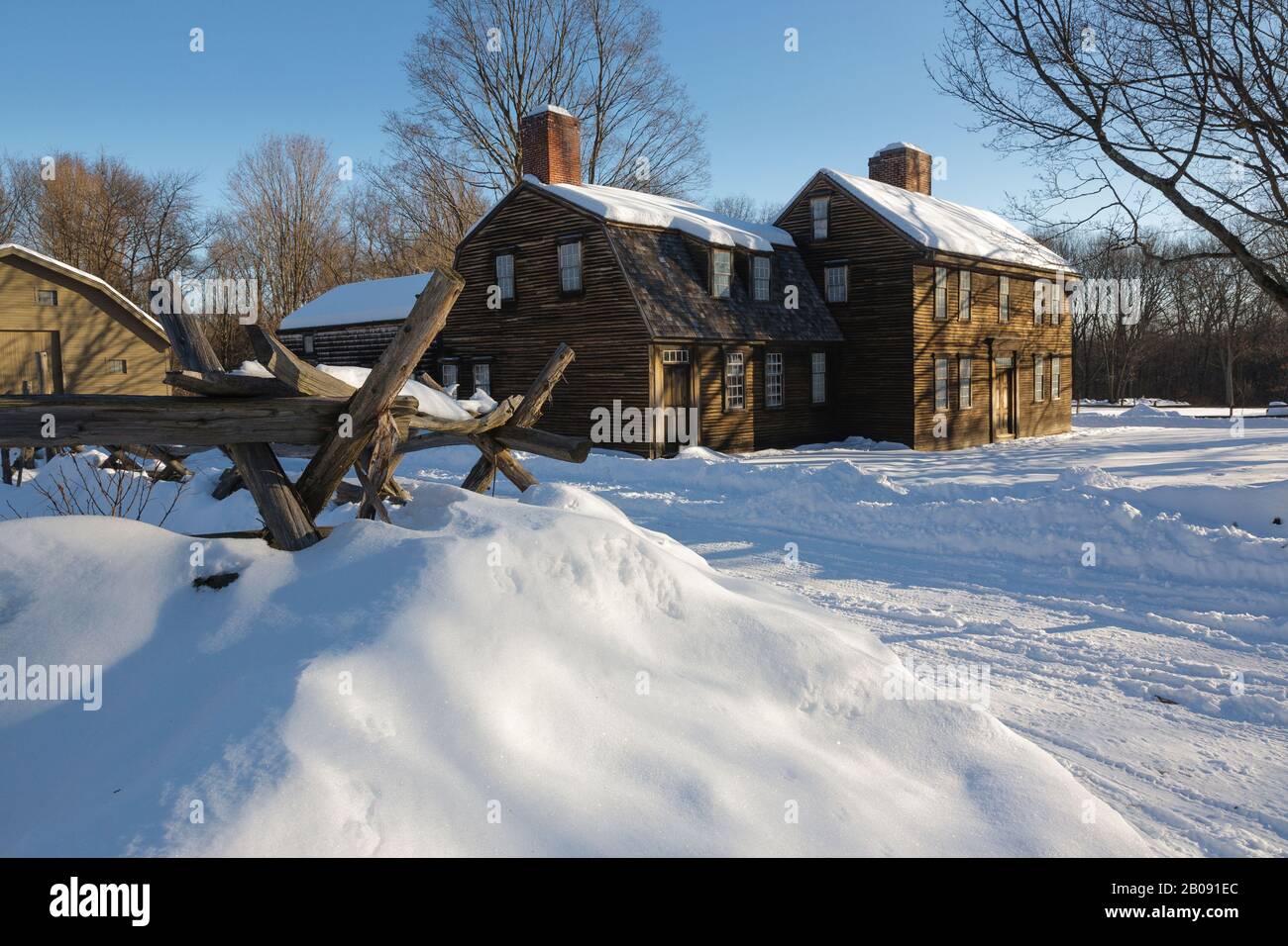 Hartwell Tavern along the Battle Road at Minute Man National Historical