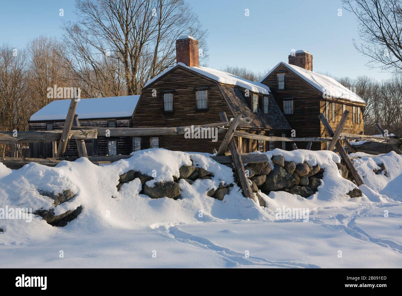 Hartwell Tavern along the Battle Road at Minute Man National Historical