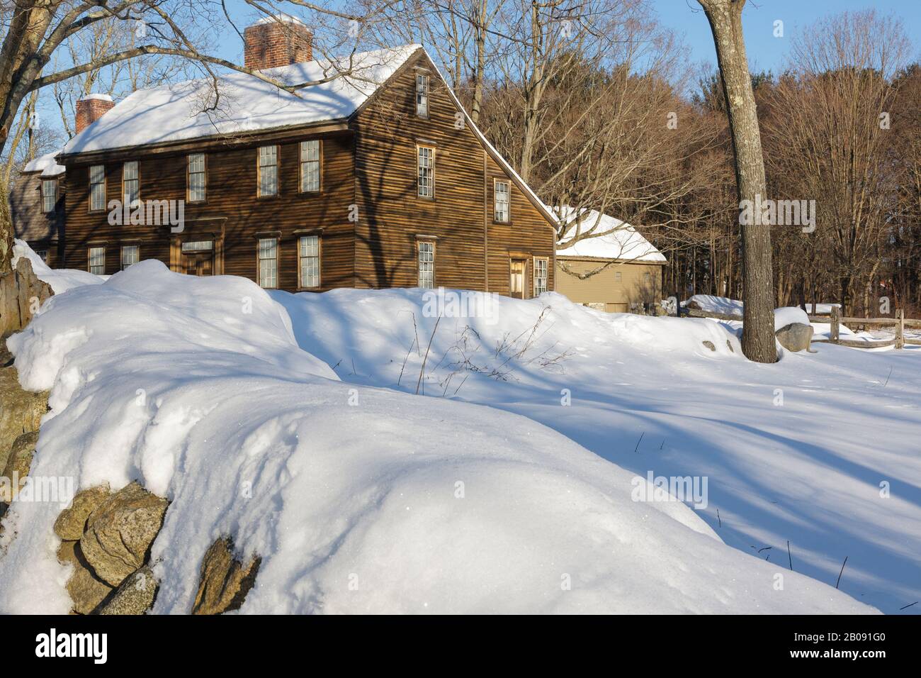 Hartwell Tavern along the Battle Road at Minute Man National Historical