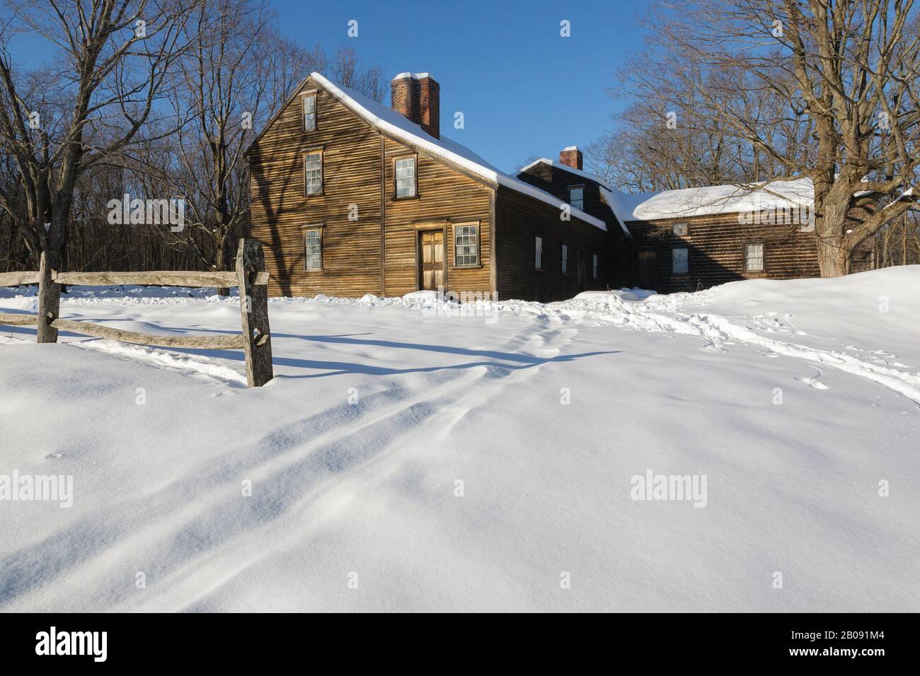 Hartwell Tavern along the Battle Road at Minute Man National Historical